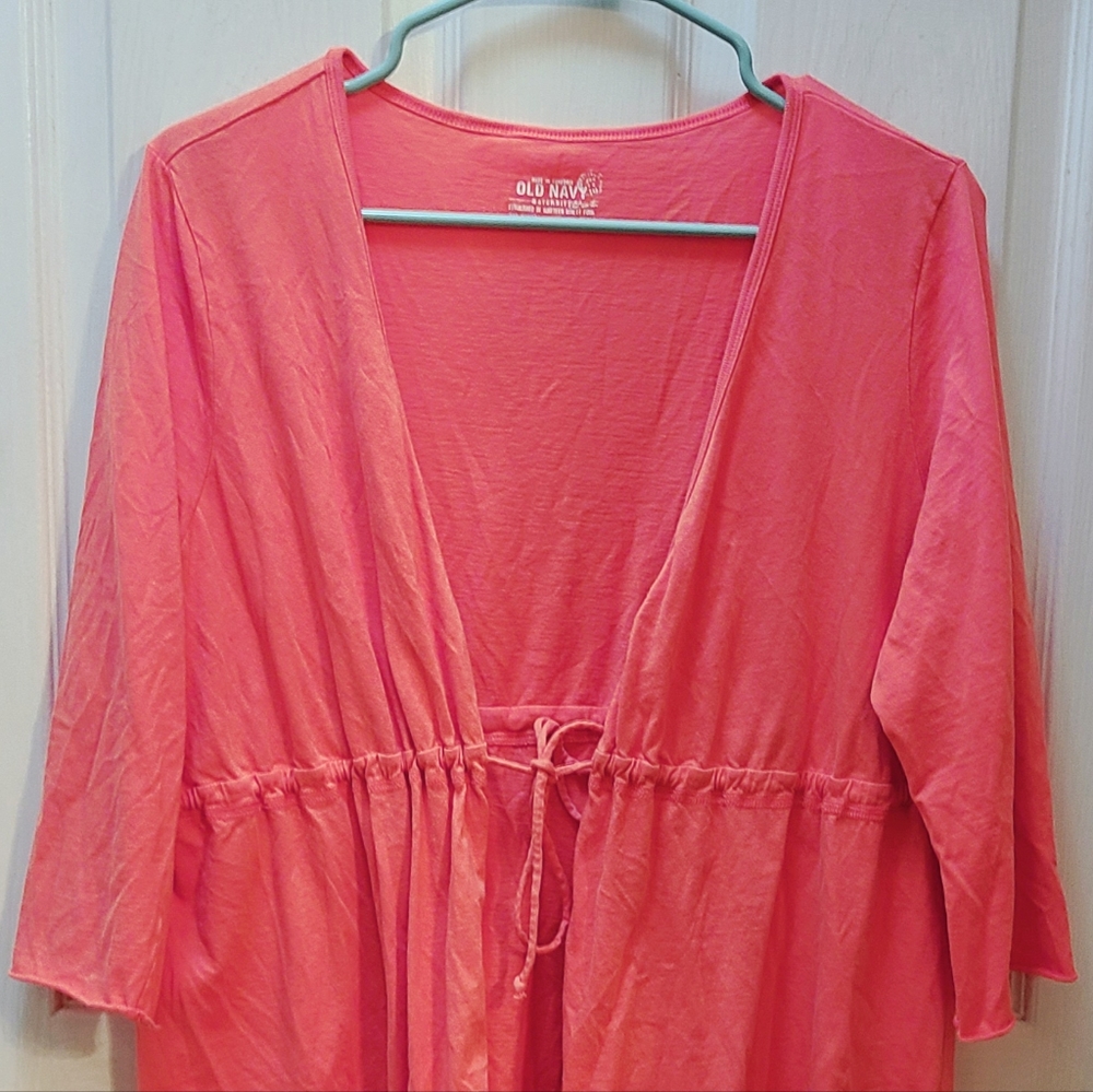 Old Navy Maternity Robe 100% Cotton Size Large
